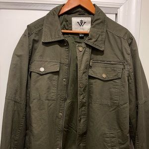 Green Shirt/Chore Jacket for Men